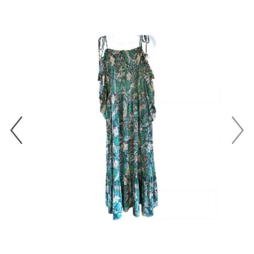 Leota botanical floral‎ print maxi dress L